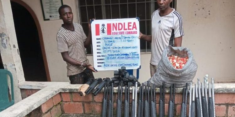 NDLEA arrests ex-convict in Lagos airport, intercepts 18 guns