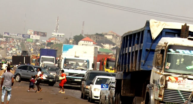 Stranded commuters decry wasted hours, demand action as Lagos-Ibadan expressway gridlock persists