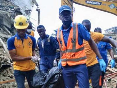 VI Building Collapse: Lagos orders arrest of developer, others