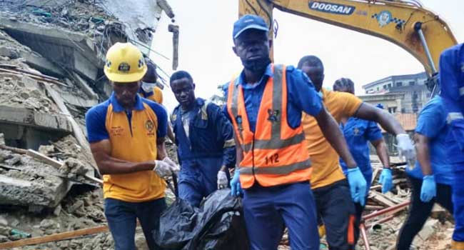 VI Building Collapse: Lagos orders arrest of developer, others