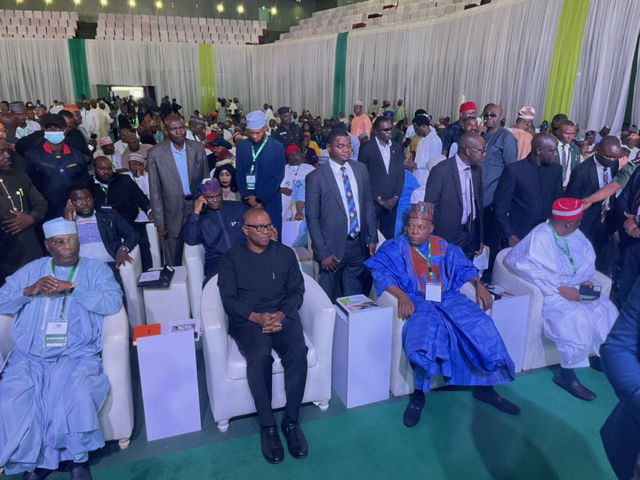2023: Tinubu absent as presidential candidates sign peace accord