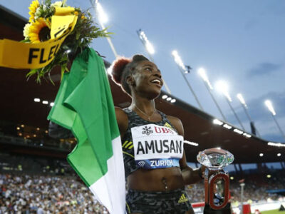 Again, Tobi Amusan wins Diamond League trophy