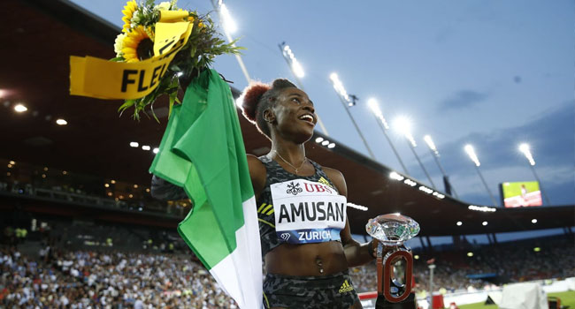 Again, Tobi Amusan wins Diamond League trophy