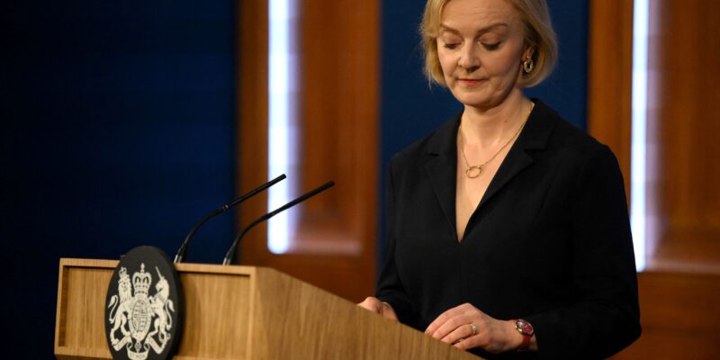 UK Prime Minister Truss resigns following failed budget