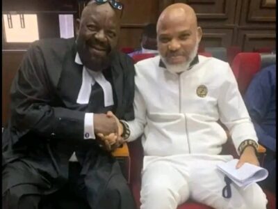 Nnamdi Kanu only discharged, not acquitted – Malami