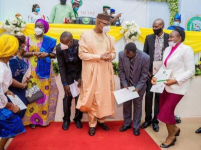 Teacher's Day: Gov. Abiodun rewards teachers with houses, cash