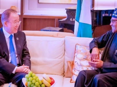 Flooding: Nigeria experiencing climate change effects, Buhari tells Ban Ki-Moon