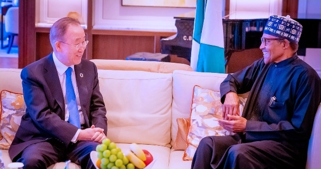 Flooding: Nigeria experiencing climate change effects, Buhari tells Ban Ki-Moon