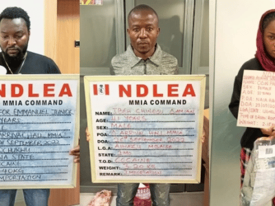NDLEA arrests ex-footballer, two others for illicit drugs smuggling