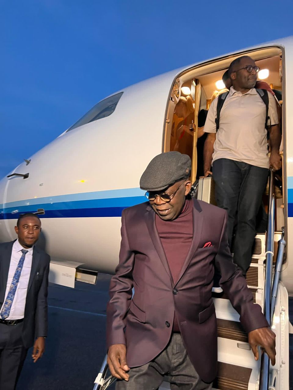 JUST IN: Tinubu returns to Nigeria from UK