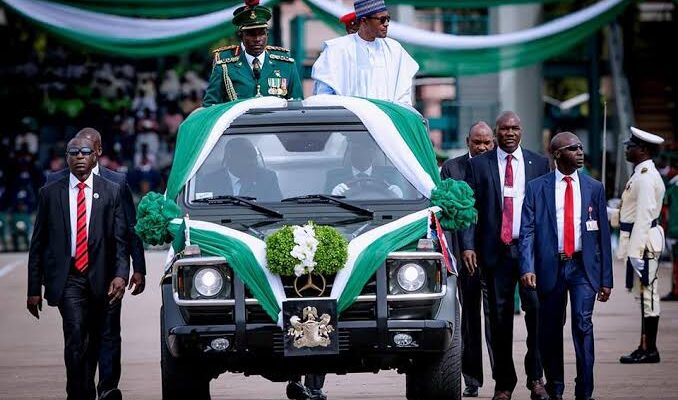 Buhari, Osinbajo attend 2022 Independence Day parade in Abuja