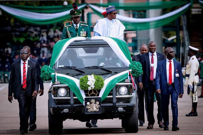 Buhari, Osinbajo attend 2022 Independence Day parade in Abuja