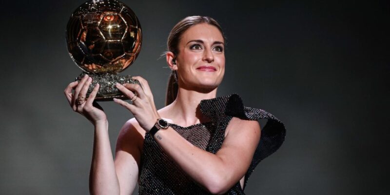 Alexia Putellas wins second successive women’s Ballon d’Or