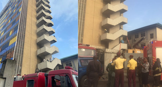 Seven rescued as fire guts WAEC headquarters in Lagos
