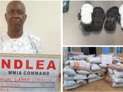 NDLEA arrests wanted kingpin, another Saudi-bound trafficker with cocaine in sandals