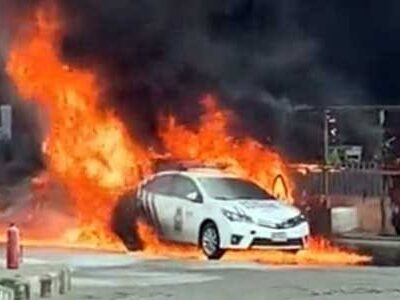 Nine injured as fire guts bank building under construction in Victoria Island, Lagos