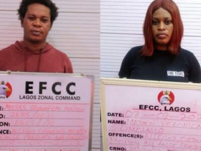 EFCC arraigns company, siblings for alleged N10m fraud in Lagos