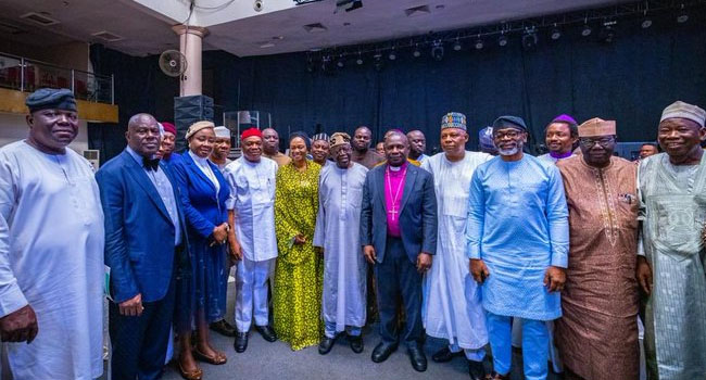 Tinubu meets with CAN, allays same faith ticket fears