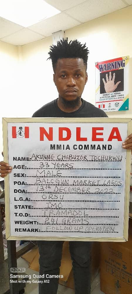 NDLEA intercepts 1.7million opioid pills in noodles, others at Lagos airport