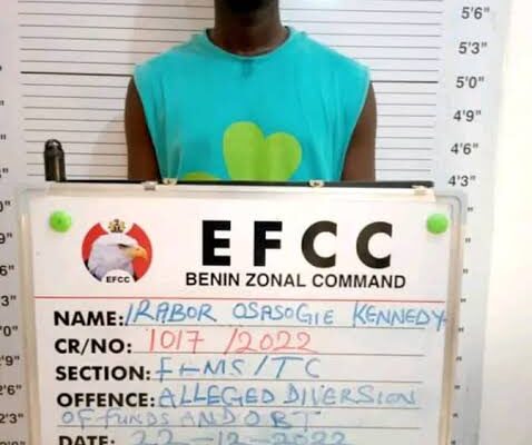 EFCC arrests 21-year-old for alleged €17,000 fraud