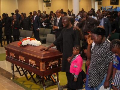 Shot Lagos lawyer Bolanle Raheem buried in Lagos