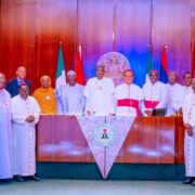BREAKING: Buhari holds closed-door meeting with Catholic Bishops