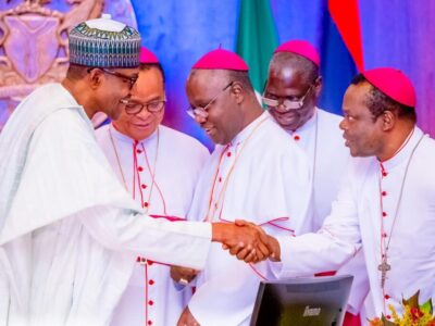 BREAKING: Buhari holds closed-door meeting with Catholic Bishops