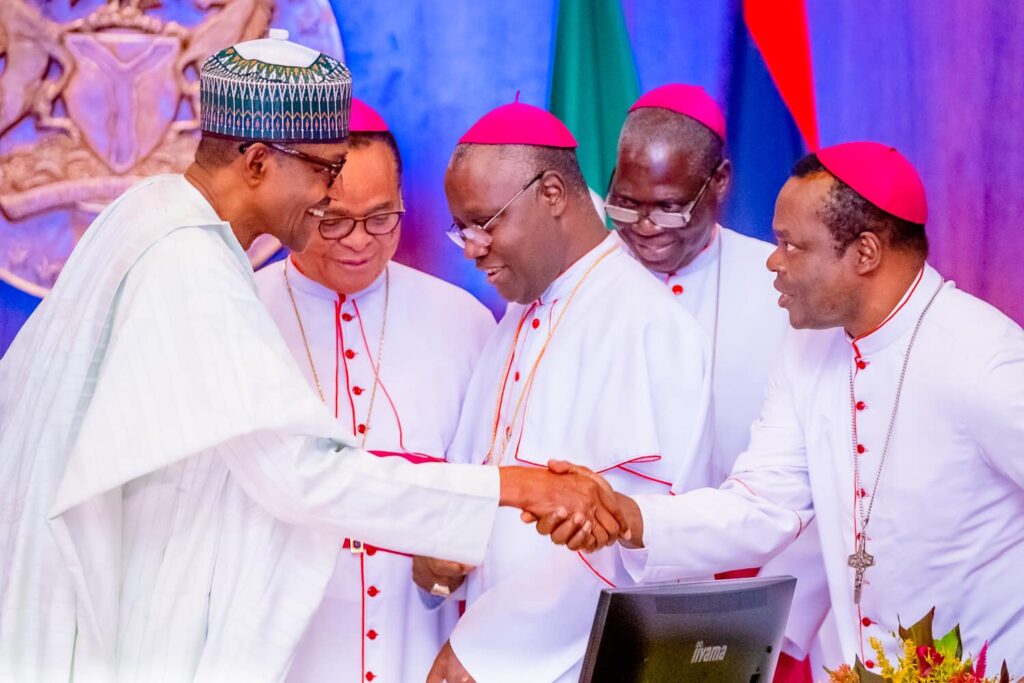 BREAKING: Buhari holds closed-door meeting with Catholic Bishops