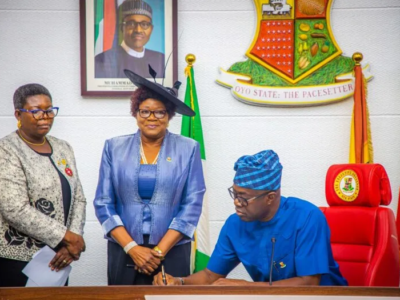 Gov Makinde swears in Justice Yerima as Oyo Acting CJ