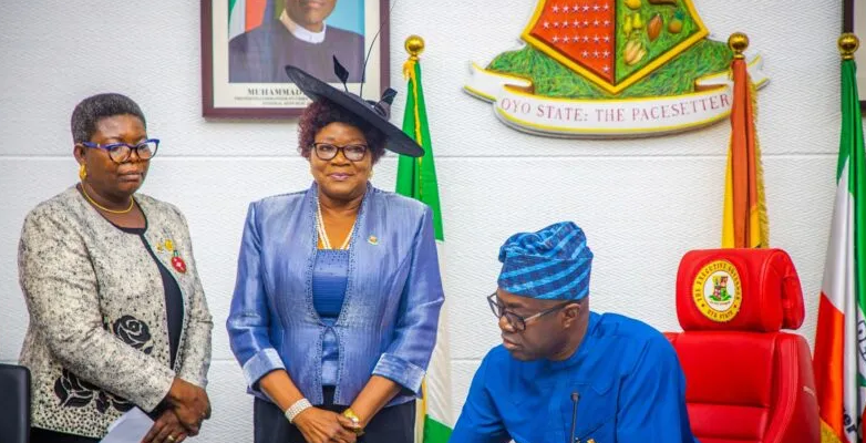 Gov Makinde swears in Justice Yerima as Oyo Acting CJ