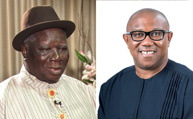 BREAKING: Edwin Clark endorses Peter Obi for president