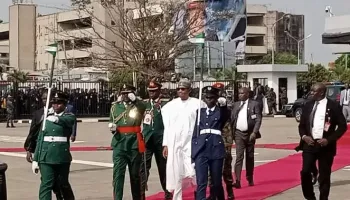 Heavy security as Buhari visits Lagos for #LekkiDeepSeaPort commissioning