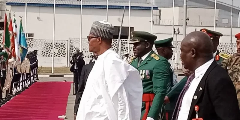 Heavy security as Buhari visits Lagos for #LekkiDeepSeaPort commissioning