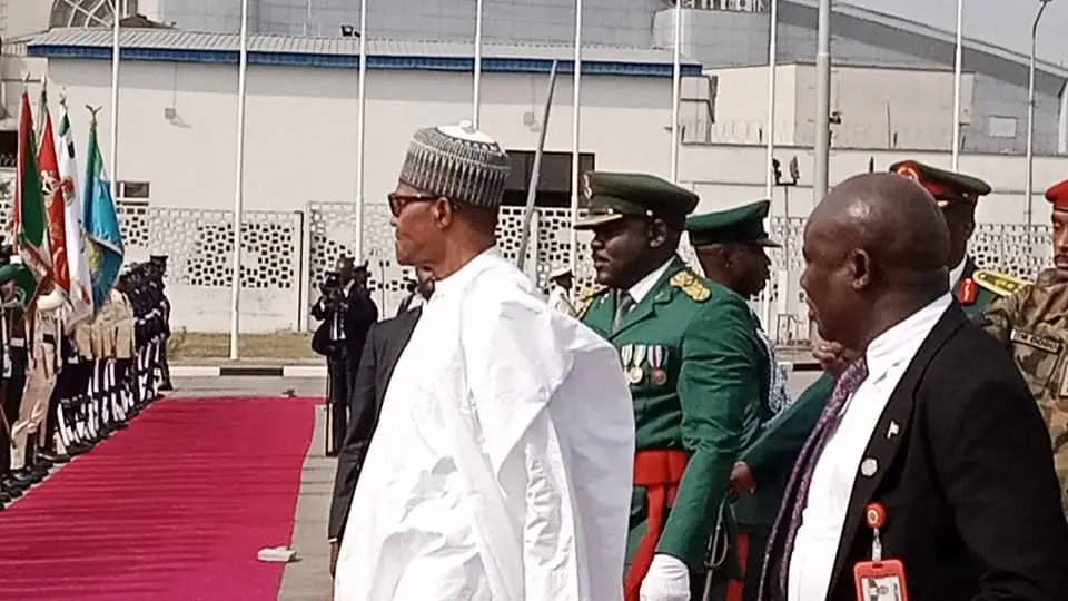 Heavy security as Buhari visits Lagos for #LekkiDeepSeaPort commissioning