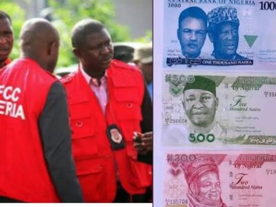 EFCC arrests naira note racketeers in Abuja