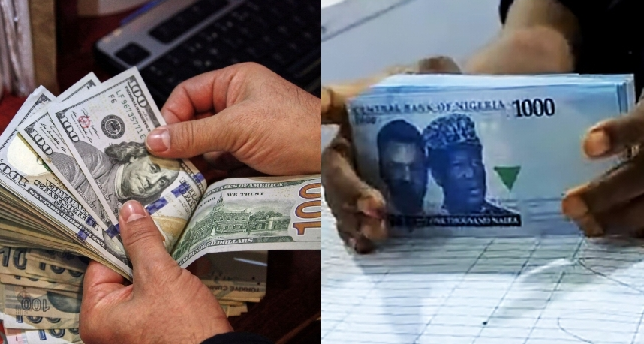 Naira trades at N756/$1 at the black market on Valentine's day