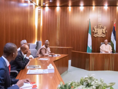 Naira Redesign: Buhari meets Bagudu, Tambuwal, Emefiele, Bawa