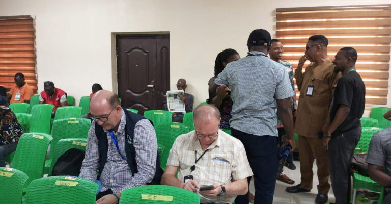 #NigeriaElections2023: LGA results yet to arrive Lagos INEC collation centre