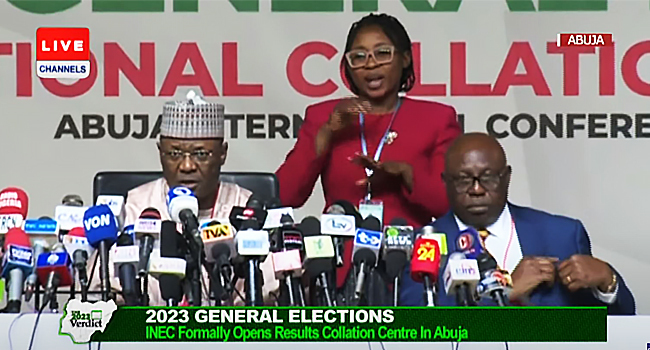 [BREAKING] Nigeria Decides 2023: INEC announces presidential results for Ekiti, to resume collation 11am Monday