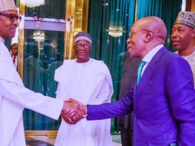 JUST IN: Buhari receives Emefiele in Aso Rock after Supreme Court order