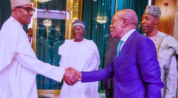 JUST IN: Buhari receives Emefiele in Aso Rock after Supreme Court order