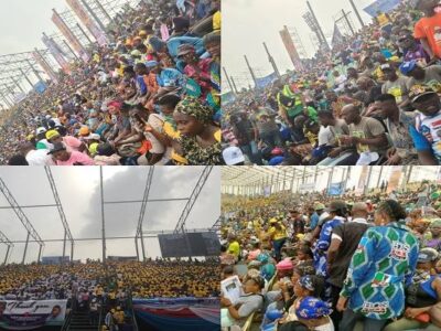 BREAKING: APC final presidential rally kicks off in Lagos
