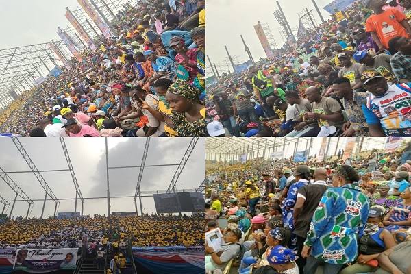 BREAKING: APC final presidential rally kicks off in Lagos
