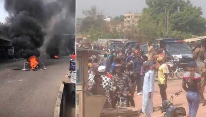 Naira, Fuel Scarcity: Ogun youths attack banks as protests escalate