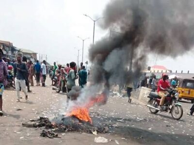 Cash scarcity: Security operatives quell Lagos protests