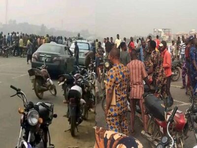 Protesters block Benin-Ore highway over naira scarcity