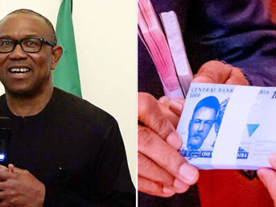 New Notes: Bear with FG, CBN, Peter Obi urges Nigerians