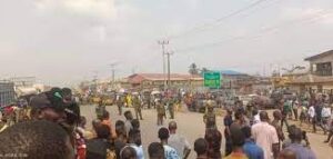JUST IN: Banks burnt as naira scarcity protest rocks Ogun