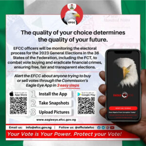 The hotlines and Eagle Eye App flyers are attached to this statement.

