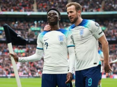 Saka shines as England dismiss Ukraine in Euro qualifier